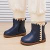 imageBMCiTYBM Baby Boys Girls Boots Infant Shoes First Walking Booties for All Seasons for 6 9 12 15 18 24 Months8navy
