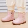 imageBMCiTYBM Baby Boys Girls Boots Infant Shoes First Walking Booties for All Seasons for 6 9 12 15 18 24 Months8pink