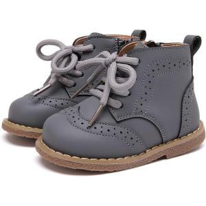 imageBMCiTYBM Baby Boys Girls Boots Infant Shoes First Walking Booties for All Seasons for 6 9 12 15 18 24 Months7grey
