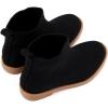 imageBMCiTYBM Toddler Girls Ankle Boots Low Heel Knitting Sock Short Chelsea Breathable Mesh Slip On Booties Dress Shoes All SeasonBlack