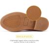 imageBMCiTYBM Toddler Girls Ankle Boots Low Heel Knitting Sock Short Chelsea Breathable Mesh Slip On Booties Dress Shoes All SeasonCamel