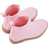 imageBMCiTYBM Toddler Girls Ankle Boots Low Heel Knitting Sock Short Chelsea Breathable Mesh Slip On Booties Dress Shoes All SeasonPink