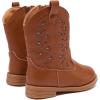 imageBMCiTYBM Toddler Girls Cowgirl Boots Little Kids Mid Calf Western Boots Flower Cowboy Boots Pointed Toe Riding Shoes2brown