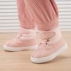 imageBMCiTYBM Baby Snow Boots Boys Girls Winter Infant Shoes AntiSlip 6 9 12 18 24 Months Faux FurYarns Pink