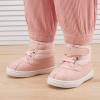 imageBMCiTYBM Baby Snow Boots Boys Girls Winter Infant Shoes AntiSlip 6 9 12 18 24 Months Faux FurYarns Pink