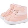 imageBMCiTYBM Baby Snow Boots Boys Girls Winter Infant Shoes AntiSlip 6 9 12 18 24 Months Faux FurYarns Pink