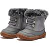 imageBMCiTYBM Toddler Snow Boots Baby Boys Girls Winter Warm Boots Infant High Top Shoes Faux Fur Bootie for Cold Weather OutdoorPure Grey