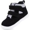 imageBMCiTYBM Toddler Snow Boots Boys Girls Winter Waterproof Shoes Cold Weather OutdoorDark Black
