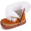 imageBMCiTYBM Baby Snow Boots Infant Boy Girl Winter Boots Nonslip Lightweight Outdoor Warm Shoes for Cold Weather 6 9 12 18 24 MonthsInfantToddlerAbrown