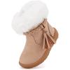 imageBMCiTYBM Baby Snow Boots Infant Boy Girl Winter Boots Nonslip Lightweight Outdoor Warm Shoes for Cold Weather 6 9 12 18 24 MonthsInfantToddlerBcamel