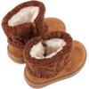 imageBMCiTYBM Baby Snow Boots Infant Boy Girl Winter Boots Nonslip Lightweight Outdoor Warm Shoes for Cold Weather 6 9 12 18 24 MonthsInfantToddlerCbrown