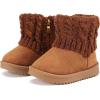 imageBMCiTYBM Baby Snow Boots Infant Boy Girl Winter Boots Nonslip Lightweight Outdoor Warm Shoes for Cold Weather 6 9 12 18 24 MonthsInfantToddlerCbrown