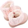 imageBMCiTYBM Baby Snow Boots Infant Boy Girl Winter Boots Nonslip Lightweight Outdoor Warm Shoes for Cold Weather 6 9 12 18 24 MonthsInfantToddlerCpink