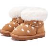 imageBMCiTYBM Baby Snow Boots Infant Boy Girl Winter Boots Nonslip Lightweight Outdoor Warm Shoes for Cold Weather 6 9 12 18 24 MonthsInfantToddlerD1camel