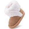 imageBMCiTYBM Baby Snow Boots Infant Boy Girl Winter Boots Nonslip Lightweight Outdoor Warm Shoes for Cold Weather 6 9 12 18 24 MonthsInfantToddlerDbeige