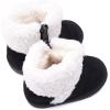 imageBMCiTYBM Baby Snow Boots Infant Boy Girl Winter Boots Nonslip Lightweight Outdoor Warm Shoes for Cold Weather 6 9 12 18 24 MonthsInfantToddlerDblack