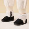 imageBMCiTYBM Baby Snow Boots Infant Boy Girl Winter Boots Nonslip Lightweight Outdoor Warm Shoes for Cold Weather 6 9 12 18 24 MonthsInfantToddlerDblack