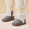 imageBMCiTYBM Baby Snow Boots Infant Boy Girl Winter Boots Nonslip Lightweight Outdoor Warm Shoes for Cold Weather 6 9 12 18 24 MonthsInfantToddlerDgrey