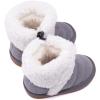 imageBMCiTYBM Baby Snow Boots Infant Boy Girl Winter Boots Nonslip Lightweight Outdoor Warm Shoes for Cold Weather 6 9 12 18 24 MonthsInfantToddlerDgrey