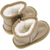 imageBMCiTYBM Baby Snow Boots Infant Boy Girl Winter Boots Nonslip Lightweight Outdoor Warm Shoes for Cold Weather 6 9 12 18 24 MonthsInfantToddlerEgittler Gold