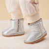 imageBMCiTYBM Baby Snow Boots Infant Boy Girl Winter Boots Nonslip Lightweight Outdoor Warm Shoes for Cold Weather 6 9 12 18 24 MonthsInfantToddlerEgittler Silver