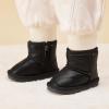 imageBMCiTYBM Baby Snow Boots Infant Boy Girl Winter Boots Nonslip Lightweight Outdoor Warm Shoes for Cold Weather 6 9 12 18 24 MonthsInfantToddlerEgittler Black