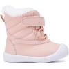 imageBMCiTYBM Baby Snow Boots Toddler Boy Girl Waterproof Winter Warm Booties Nonslip Lightweight Outdoor Shoes for First Walkers InfantToddlerApink