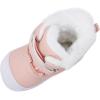 imageBMCiTYBM Baby Snow Boots Toddler Boy Girl Waterproof Winter Warm Booties Nonslip Lightweight Outdoor Shoes for First Walkers InfantToddlerApink