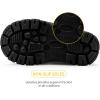 imageBMCiTYBM Kids Snow Boots Boys Girls Toddler Winter Waterproof Shoes Cold Weather Outdoor Lightweight ToddlerLittle KidsBig Kids5pinkBlack