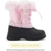 imageBMCiTYBM Kids Snow Boots Boys Girls Toddler Winter Waterproof Shoes Cold Weather Outdoor Lightweight ToddlerLittle KidsBig Kids61pink