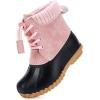 imageBMCiTYBM Kids Snow Boots Boys Girls Toddler Winter Waterproof Shoes Cold Weather Outdoor Lightweight ToddlerLittle KidsBig KidsMulti Pink