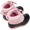 imageBMCiTYBM Kids Snow Boots Boys Girls Toddler Winter Waterproof Shoes Cold Weather Outdoor Lightweight ToddlerLittle KidsBig KidsMulti Pink