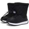 imageBMCiTYBM Toddler Boy Girl Snow Boots Waterproof Winter Warm Booties Nonslip Lightweight Outdoor Walking Shoes for Cold WeatehrAblack