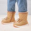 imageBMCiTYBM Toddler Boy Girl Snow Boots Waterproof Winter Warm Booties Nonslip Lightweight Outdoor Walking Shoes for Cold WeatehrAcamel