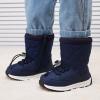 imageBMCiTYBM Toddler Boy Girl Snow Boots Waterproof Winter Warm Booties Nonslip Lightweight Outdoor Walking Shoes for Cold WeatehrAnavy