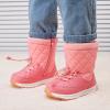 imageBMCiTYBM Toddler Boy Girl Snow Boots Waterproof Winter Warm Booties Nonslip Lightweight Outdoor Walking Shoes for Cold WeatehrApink