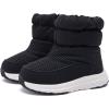 imageBMCiTYBM Toddler Boy Girl Snow Boots Waterproof Winter Warm Boots Nonslip Lightweight Outdoor Walking Shoes for Cold WeatehrAblack