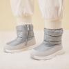 imageBMCiTYBM Toddler Boy Girl Snow Boots Waterproof Winter Warm Boots Nonslip Lightweight Outdoor Walking Shoes for Cold WeatehrAgrey