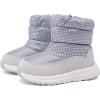 imageBMCiTYBM Toddler Boy Girl Snow Boots Waterproof Winter Warm Boots Nonslip Lightweight Outdoor Walking Shoes for Cold WeatehrAgrey