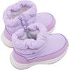 imageBMCiTYBM Toddler Boy Girl Snow Boots Waterproof Winter Warm Boots Nonslip Lightweight Outdoor Walking Shoes for Cold WeatehrApurple