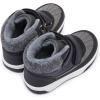 imageBMCiTYBM Toddler Snow Boots Boys Girls Winter Warm Shoes High Top Outdoor Sneakers for Cold WeatherBblack
