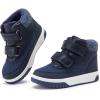 imageBMCiTYBM Toddler Snow Boots Boys Girls Winter Warm Shoes High Top Outdoor Sneakers for Cold WeatherBnavy