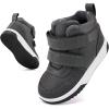 imageBMCiTYBM Toddler Snow Boots Boys Girls Winter Warm Shoes High Top Outdoor Sneakers for Cold WeatherCgrey