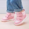 imageBMCiTYBM Toddler Snow Boots Boys Girls Winter Warm Shoes High Top Outdoor Sneakers for Cold WeatherCpink