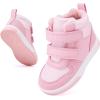 imageBMCiTYBM Toddler Snow Boots Boys Girls Winter Warm Shoes High Top Outdoor Sneakers for Cold WeatherCpink