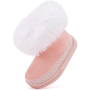 imageBMCiTYBM Baby Snow Boots Infant Boy Girl Winter Boots Nonslip Lightweight Outdoor Warm Shoes for Cold Weather 6 9 12 18 24 MonthsInfantToddlerApink