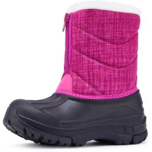 imageBMCiTYBM Toddler Snow Boots Boys Girls Winter Warm Shoes High Top Outdoor Sneakers for Cold WeatherArose