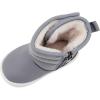 imageBMCiTYBM Baby Boy Girl Snow Boots Waterproof Winter Warm Booties Nonslip Lightweight Outdoor Shoes for First Walkers 6 9 12 18 24 MonthsInfantToddlerA2grey