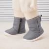 imageBMCiTYBM Baby Boy Girl Snow Boots Waterproof Winter Warm Booties Nonslip Lightweight Outdoor Shoes for First Walkers 6 9 12 18 24 MonthsInfantToddlerA2grey