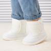 imageBMCiTYBM Baby Boy Girl Snow Boots Waterproof Winter Warm Booties Nonslip Lightweight Outdoor Shoes for First Walkers 6 9 12 18 24 MonthsInfantToddlerA4white